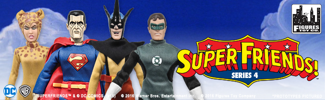 Super Friends Retro Style Action Figures Series 4 Bizarro by FTC