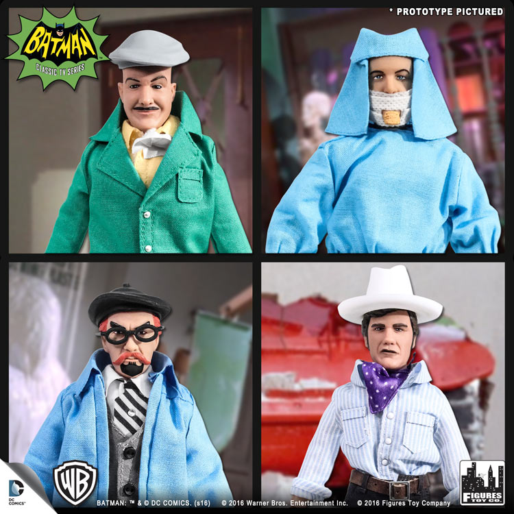 Batman Classic 1966 TV Series Retro 8 Inch Action Figures Villain