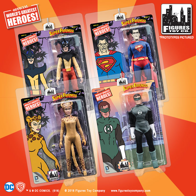 new mego action figures