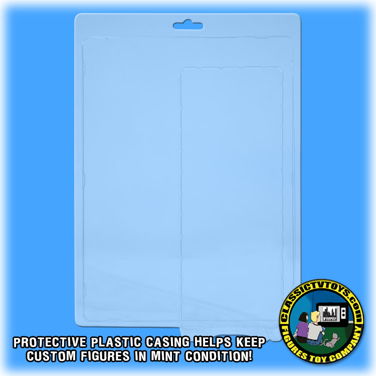 Clamshell Packaging for Carded Custom 12 inch figures