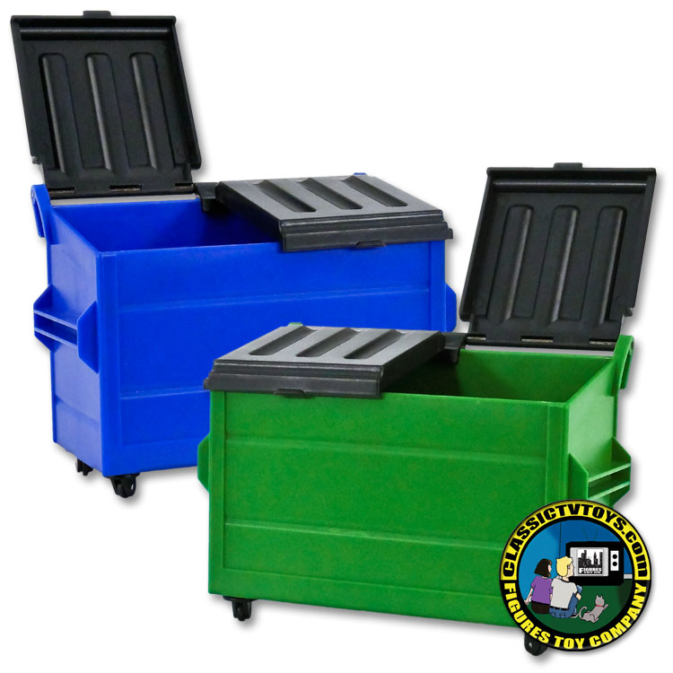 Set of 2 Dumpsters for figures