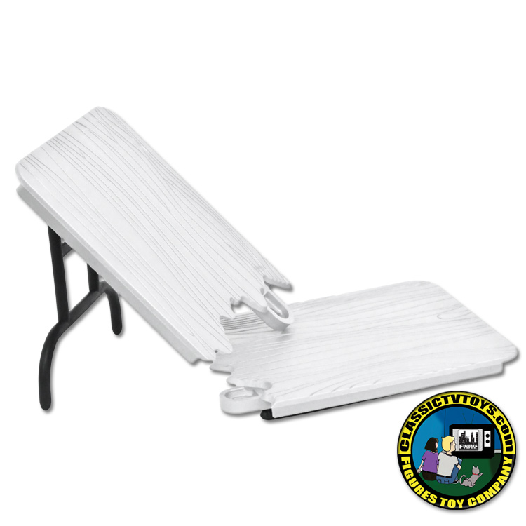 White Folding Table for Figures