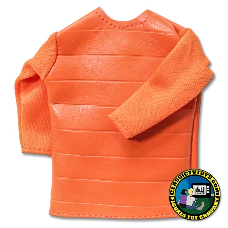 orange vinyl jacket
