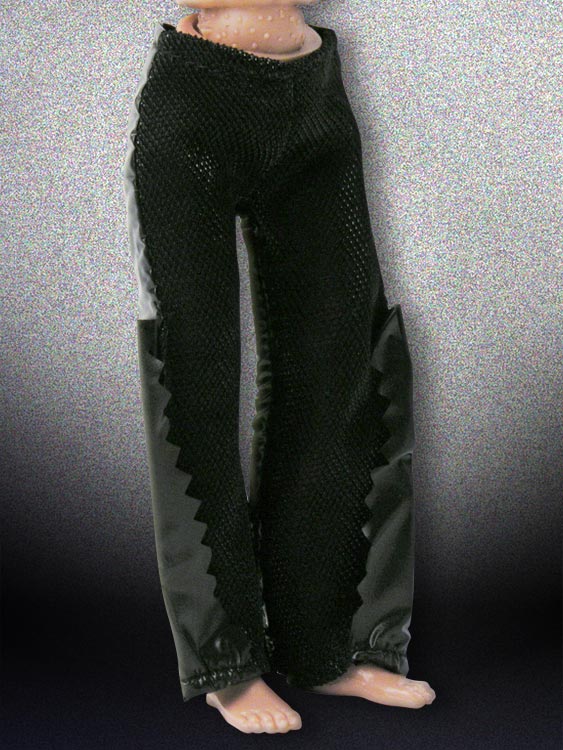 black cowboy pants