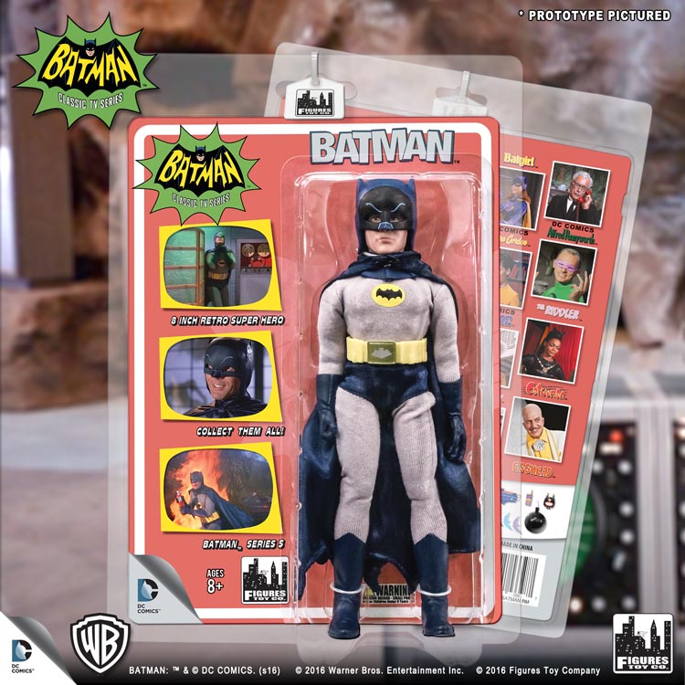 Batman Classic 1966 TV Series Action Figures Series 5: Removable Cowl