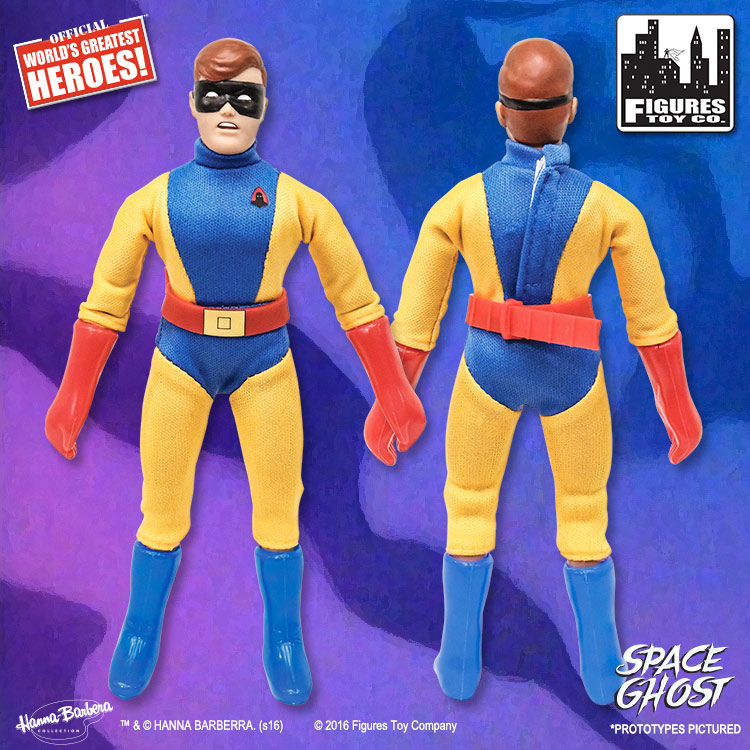 Space Ghost Retro 8 Inch Action Figures Series Jace, Jan & Blip Three Pack