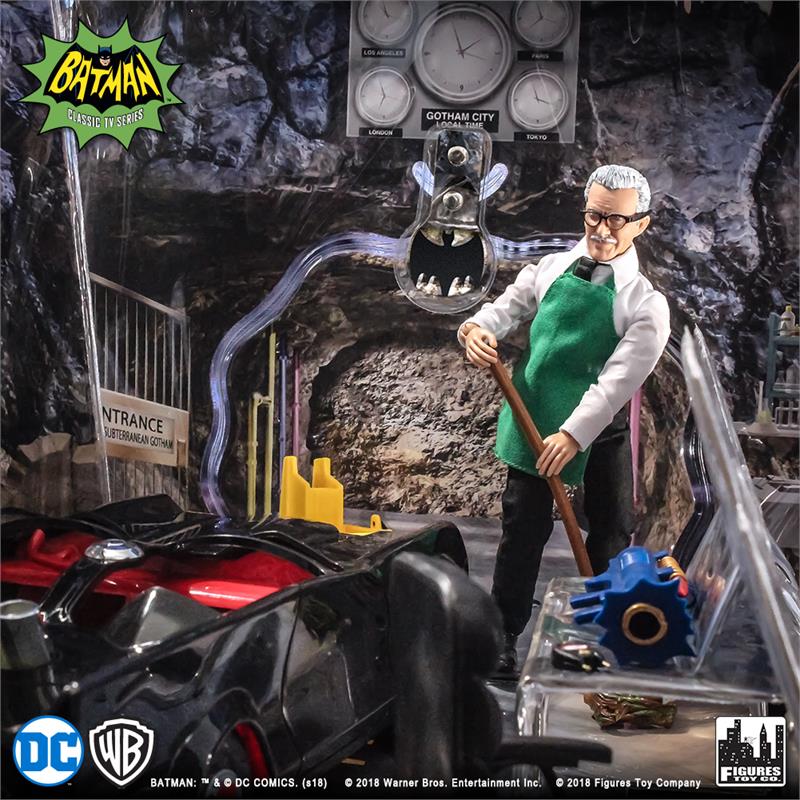 batman classic tv series batcave retro playset