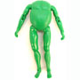 8 inch Male Articulated Green Fat Body