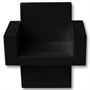 Black Space Chair for 8 inch figures