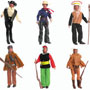 Western Heroes Series 1 Complete Set of all six 8 inch loose figures