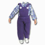 Purple Girl Outfit with 5 inch Body