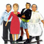 Happy Days Series 2 Set of Four 8 inch loose figures