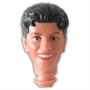 Older Woman With Short Hair Fully Painted Head 
