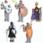 Super Knights Series 1 Complete Set of all Five 8 inch loose figures