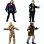 Mad Monsters Series 1 Complete Set of all four 8 inch loose figures