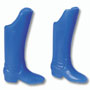 Dark Blue Long Pirate boots