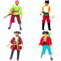 Complete Set of 4 Super Pirates 8 inch loose figures