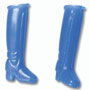 Blue Womens Boots Pair