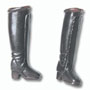 Dark Brown Womens Boots Pair
